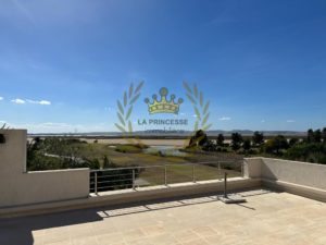 terrasse avec vue sur le lac